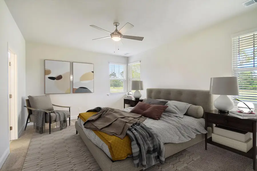 Representative furnished interior of a home built from the Batten by Hunter Quinn Homes in Beaufort County Homes, Beaufort (Image 8).