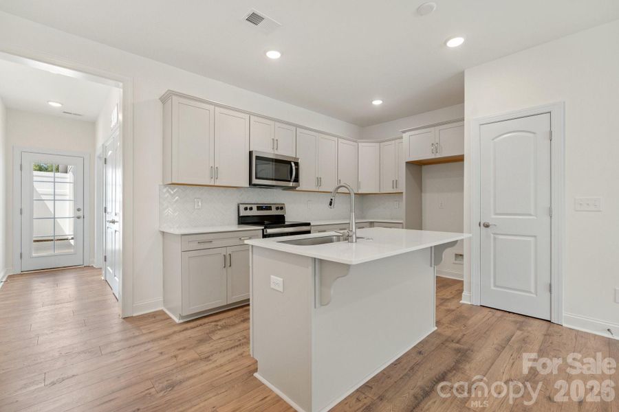 Furnished interior view inside a new home in , Asheville (Image 8).