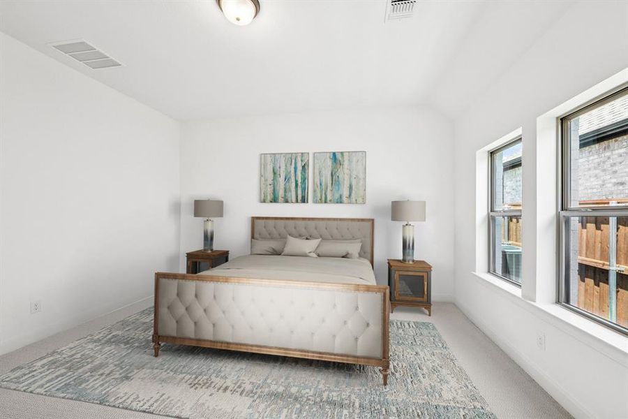 Furnished interior view inside a new home in Karis - Village Series, Crowley (Image 8). Furnished interior view inside a new home in Karis - Village Series, Crowley (Image 8).