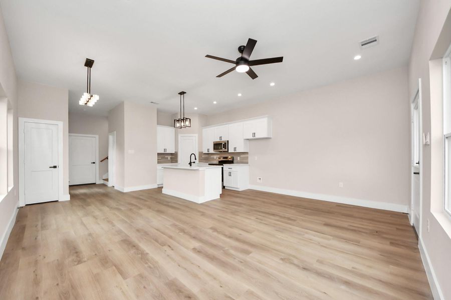 Spacious, unfurnished interior of a new home in , Houston (Image 11). Spacious, unfurnished interior of a new home in , Houston (Image 11).