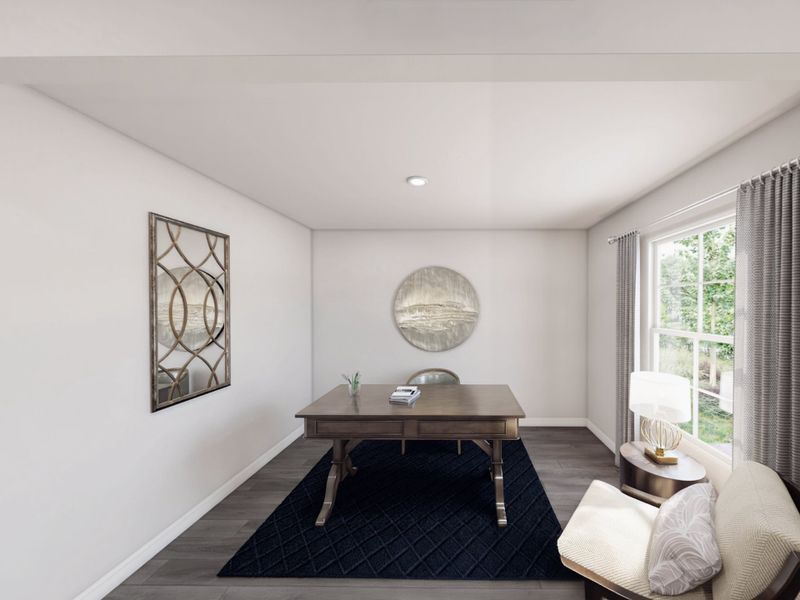 Representative furnished interior of a home built from the Adams by National HomeCorp in Lincolnton, Lincolnton (Image 9).