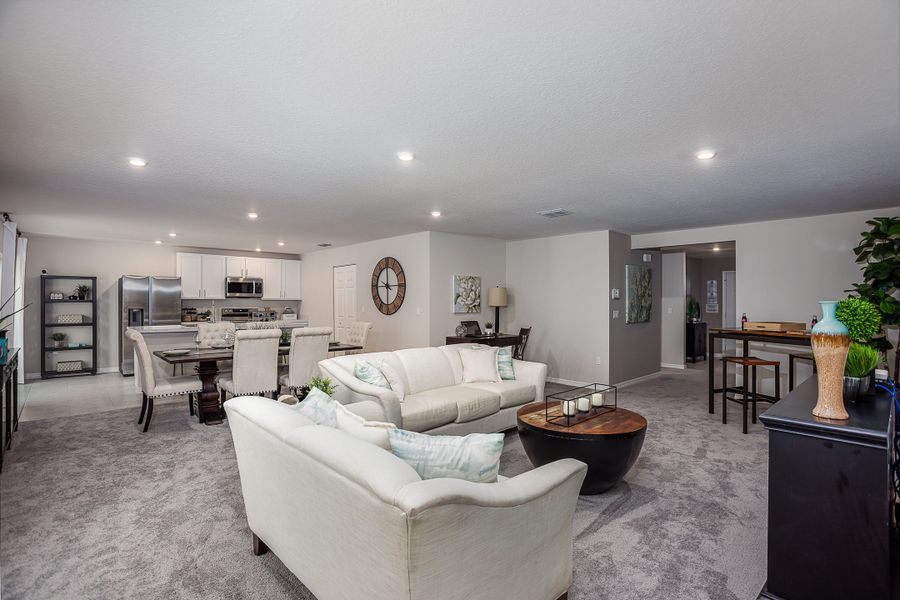 Representative furnished interior of a home built from the Orchid by Maronda Homes in Coastal Communities, Edgewater (Image 9).