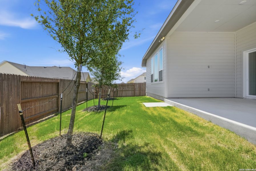 Exterior details and patio area of a home in Prominence Urban, San Antonio (Image 29).