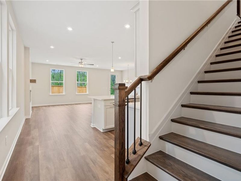 Spacious, unfurnished interior of a new home in The Village at Shallowford, Kennesaw (Image 15).