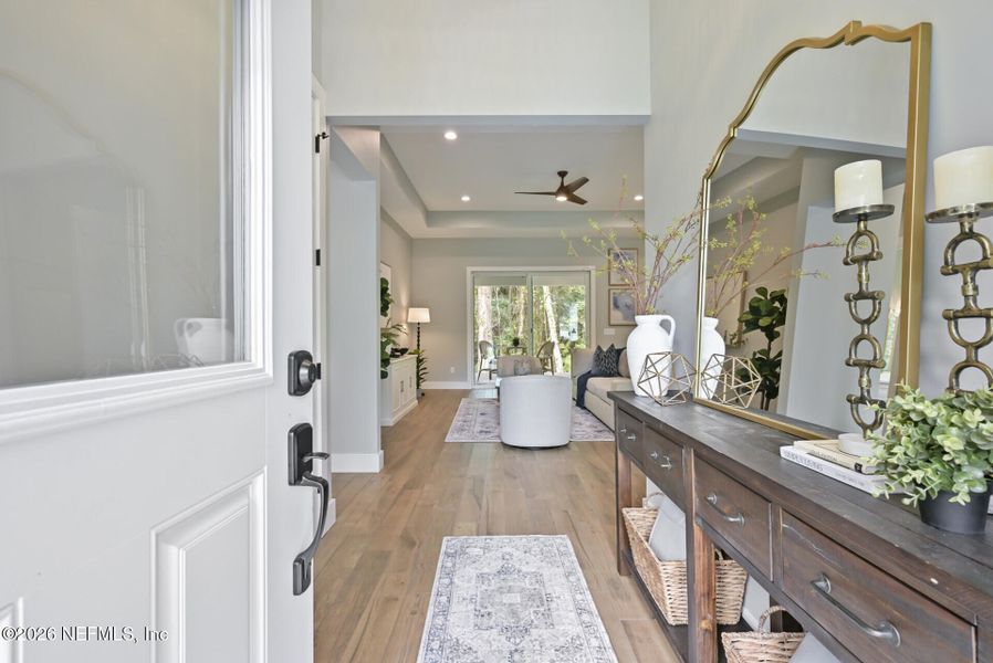 Furnished interior view inside a new home in , Jacksonville (Image 49).