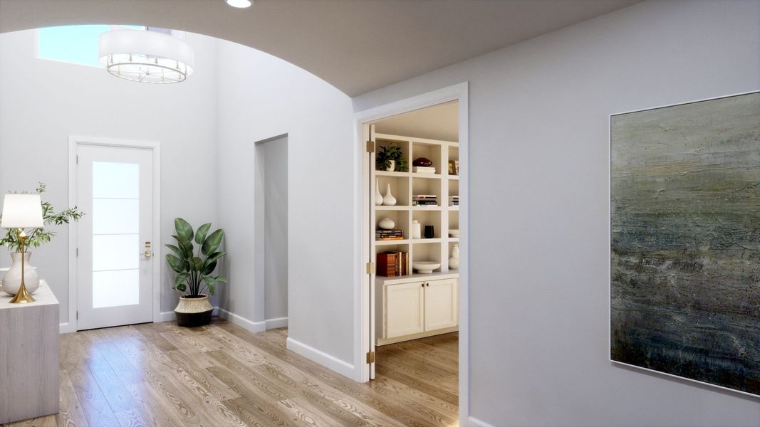 Representative furnished interior of a home built from the Marshall by Olivia Clarke Homes in Chatham Reserve, Providence Village (Image 16). Representative furnished interior of a home built from the Marshall by Olivia Clarke Homes in Chatham Reserve, Providence Village (Image 16).