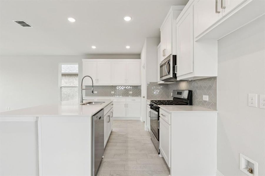 Furnished interior view inside a new home in AnaCapri, Anna (Image 14). Furnished interior view inside a new home in AnaCapri, Anna (Image 14).