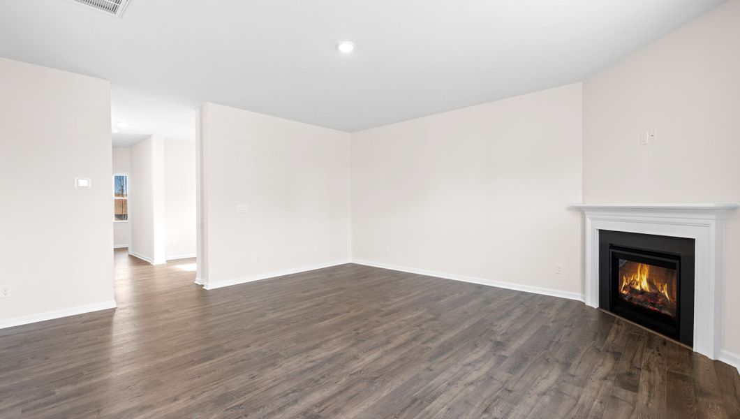Representative unfurnished interior of a home built from the Biltmore by D.R. Horton in Hunters Ridge, Woodruff (Image 22).