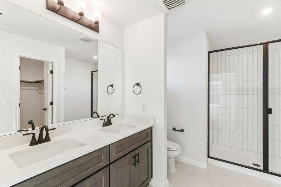 Furnished interior view inside a new home in Porter Country, Buda (Image 17). Furnished interior view inside a new home in Porter Country, Buda (Image 17).