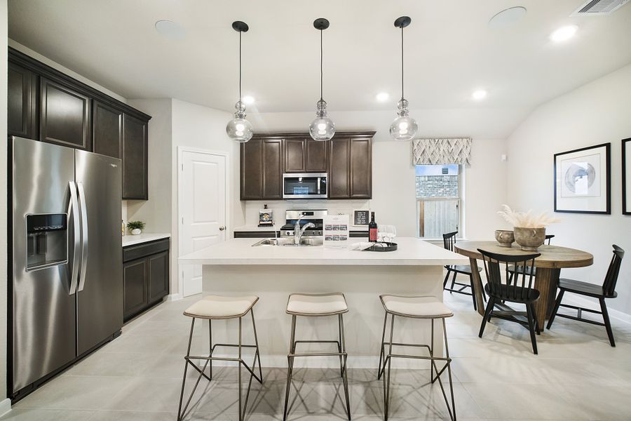 Furnished interior view inside a new home in Montgomery Ridge, Montgomery (Image 11).