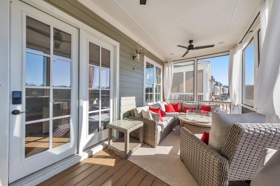 Exterior details and patio area of a home in , Woodstock (Image 28).