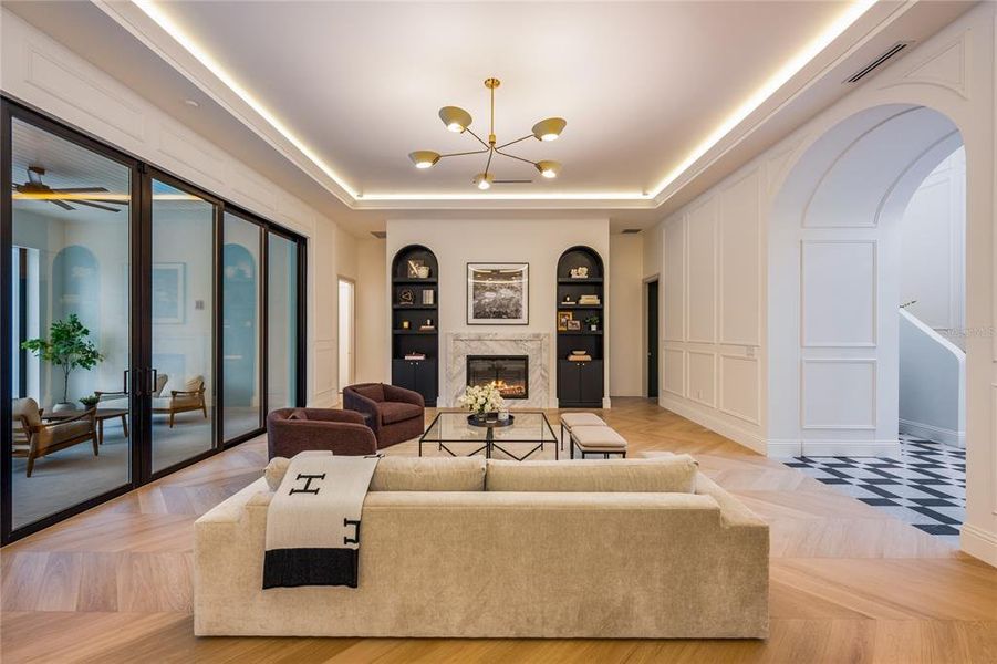 Furnished interior view inside a new home in , Winter Park (Image 45). Furnished interior view inside a new home in , Winter Park (Image 45).