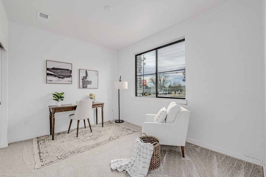 Furnished interior view inside a new home in The Hub at Virginia Village, Denver (Image 29).