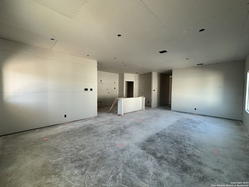 In-progress construction of a new home in The Summit at Saddlebrook Ranch 55's, Schertz, TX (Image 13).