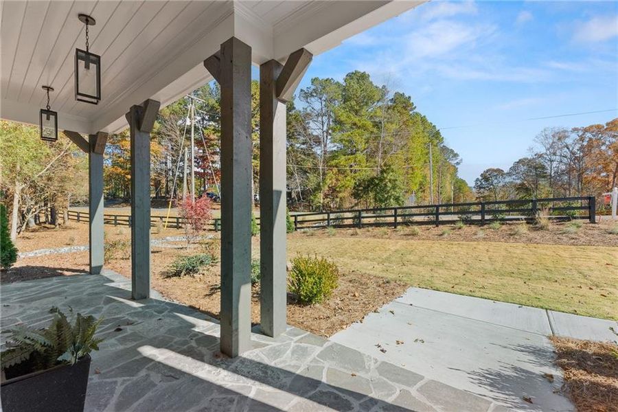 Exterior details and patio area of a home in , Gainesville (Image 3).