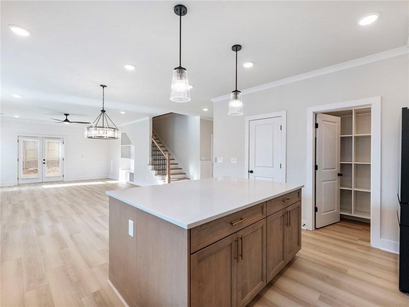 Furnished interior view inside a new home in , Buford (Image 18).