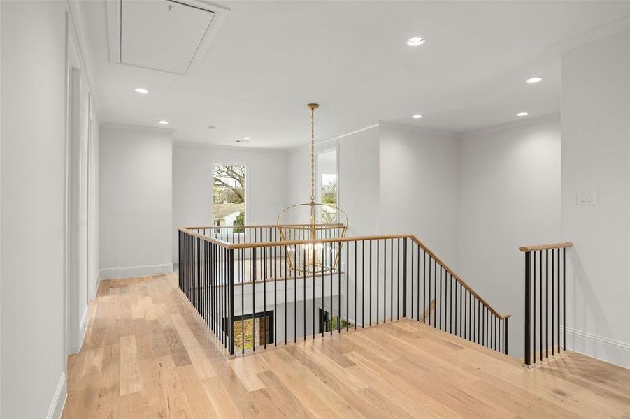 Furnished interior view inside a new home in , Dallas (Image 17).