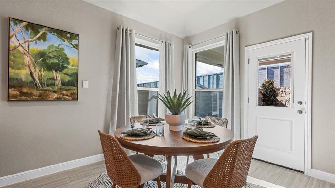 Furnished interior view inside a new home in Treeline, Justin (Image 21).