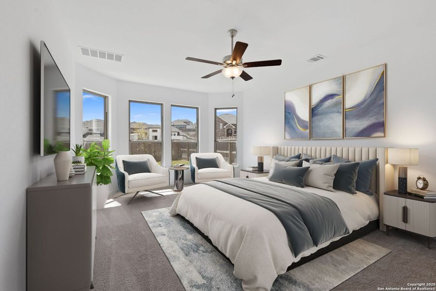 Furnished interior view inside a new home in Ladera, San Antonio (Image 9). Furnished interior view inside a new home in Ladera, San Antonio (Image 9).