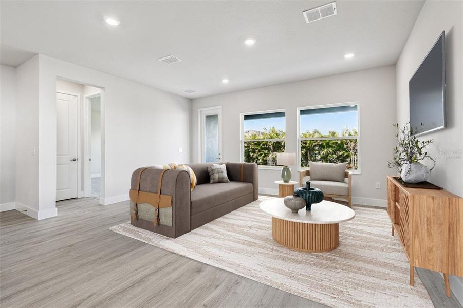 Furnished interior view inside a new home in Waterset Tradition Series, Apollo Beach (Image 6).