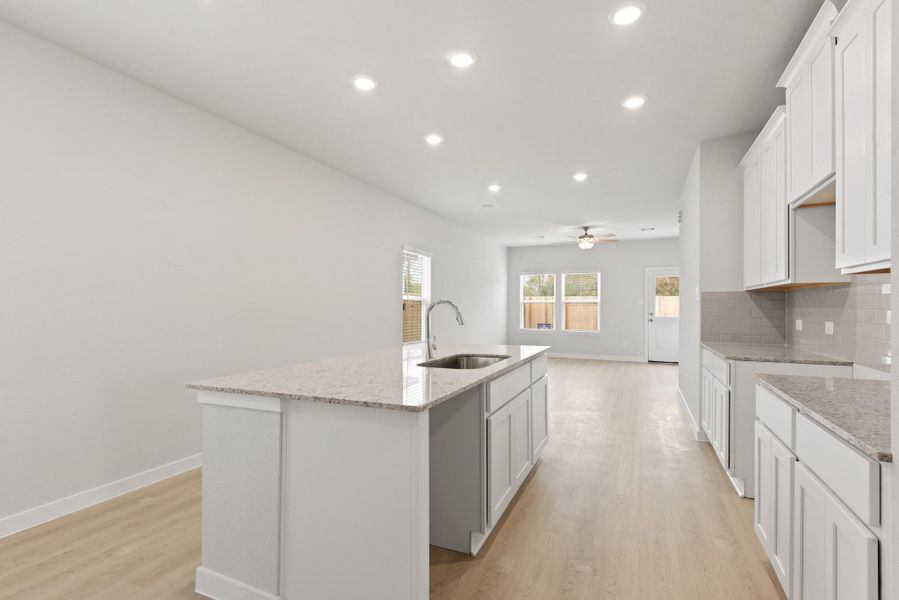 Furnished interior view inside a new home in Barrett Crossing, Crosby (Image 6).