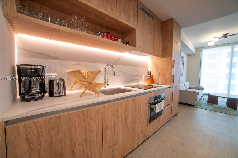 Furnished interior view inside a new home in , Miami (Image 7).