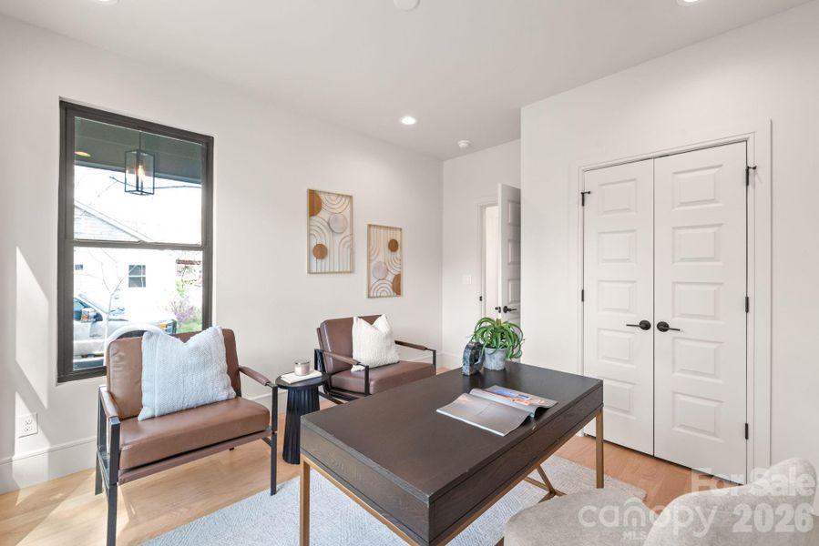 Furnished interior view inside a new home in , Charlotte (Image 30).