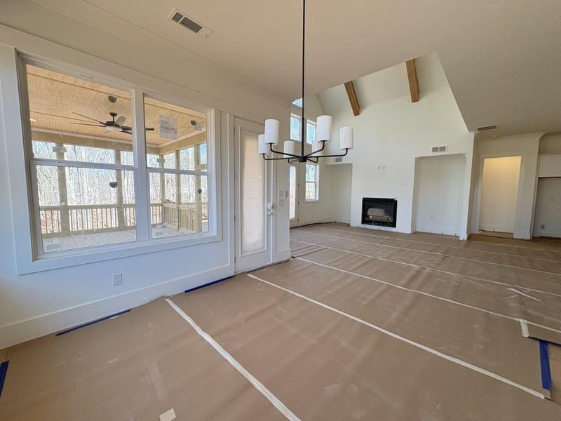 In-progress construction of a new home in , Cumming, GA (Image 17).