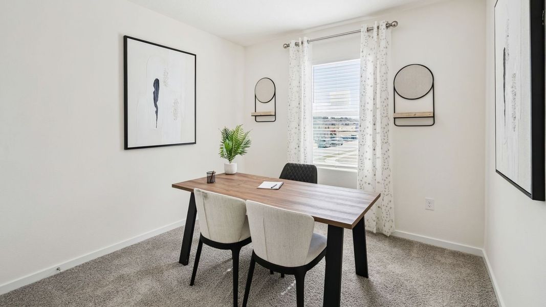 Furnished interior view inside a new home in Oak Pointe, Apopka (Image 14).