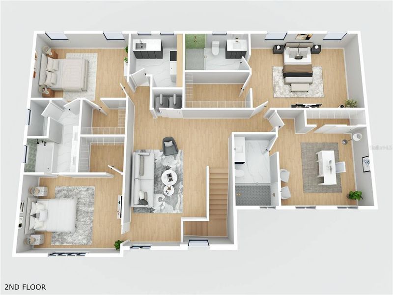 2D floor plan layout of this home in , Orlando, FL (Image 36).