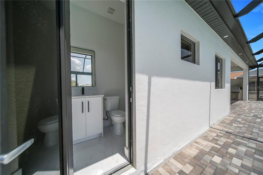 Exterior details and patio area of a home in , Port Charlotte (Image 29). Exterior details and patio area of a home in , Port Charlotte (Image 29).