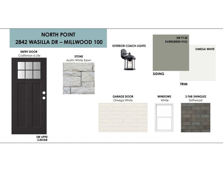 Sample of building materials used in homes in North Point, Temple (Image 11).