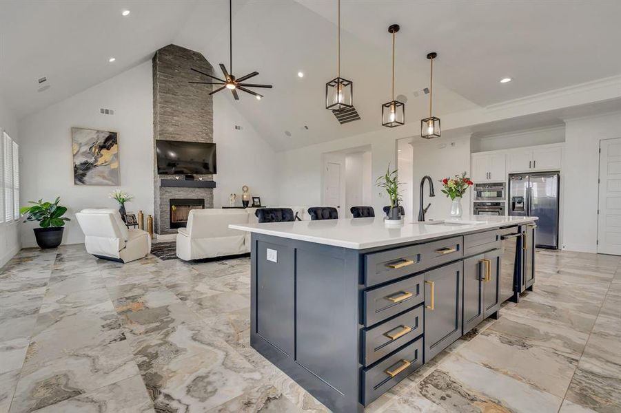 Furnished interior view inside a new home in , Krum (Image 26). Furnished interior view inside a new home in , Krum (Image 26).