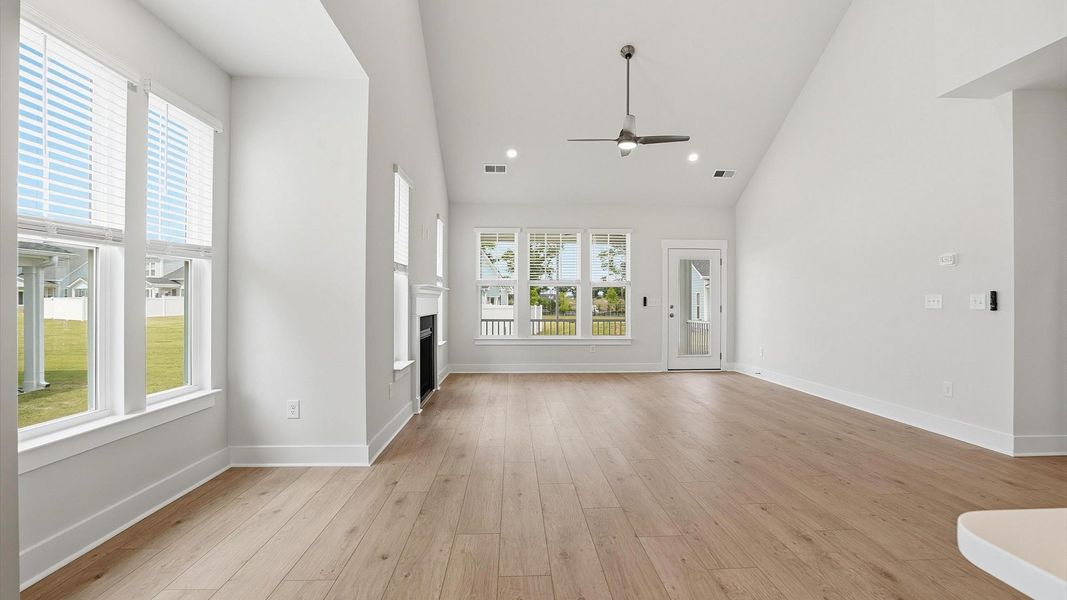 Furnished interior view inside a new home in Village at Midway, Anderson (Image 9).
