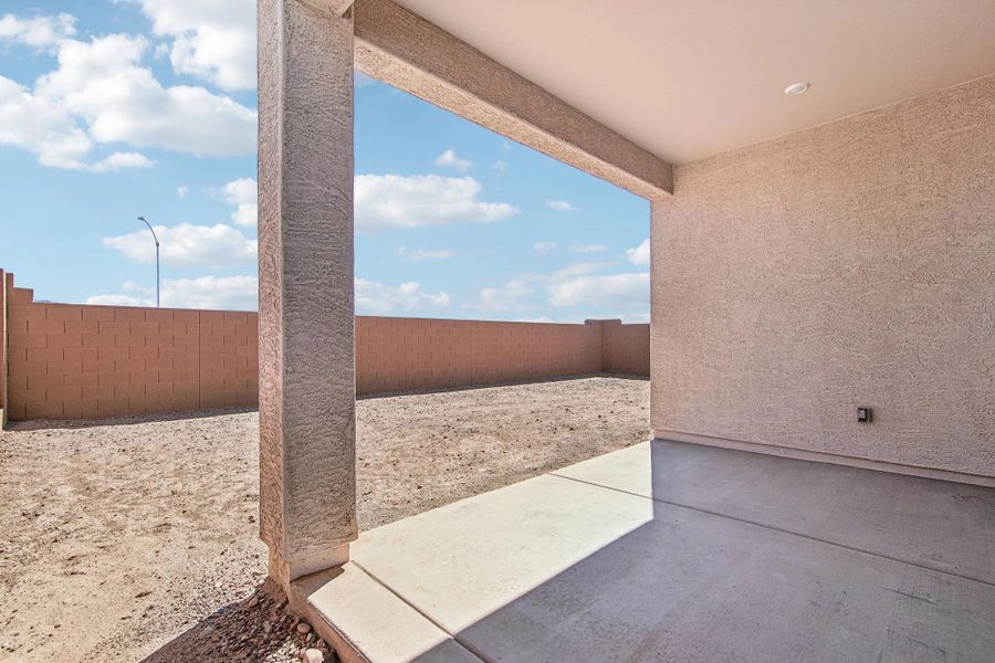 Covered patio