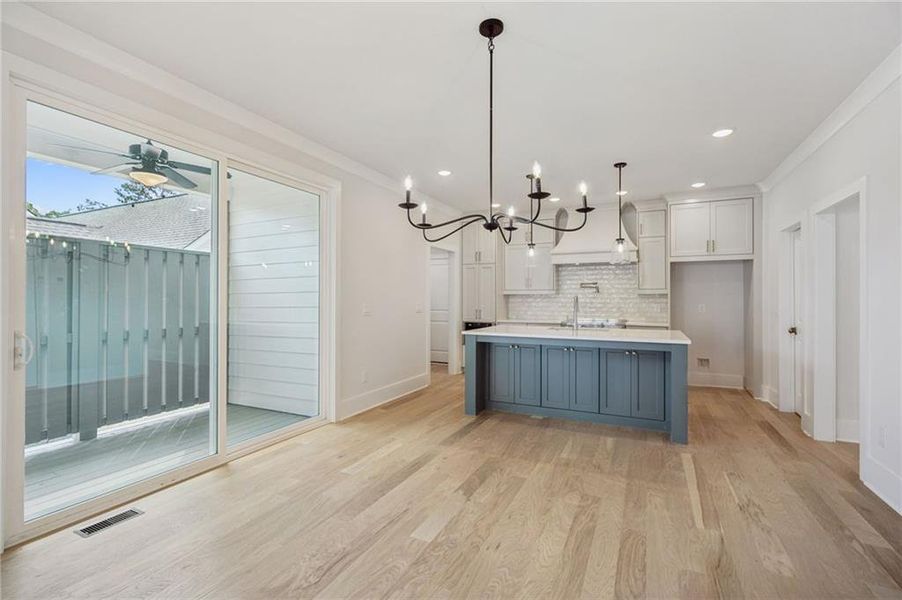 Furnished interior view inside a new home in , Roswell (Image 8).