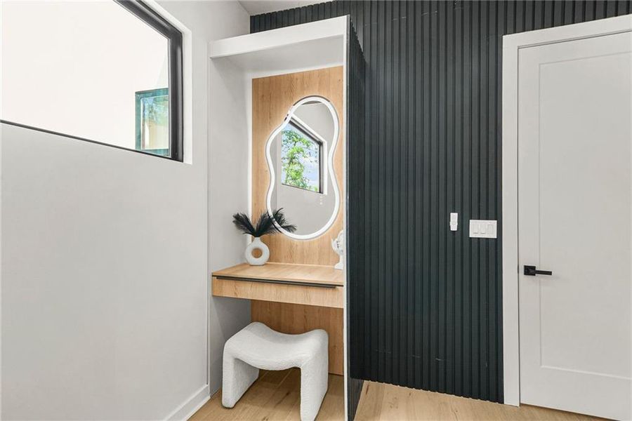 Furnished interior view inside a new home in , Atlanta (Image 61).