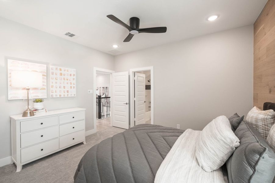 Representative furnished interior of a home built from the Casoria by Tri Pointe Homes in The Estates at James Lane, Fulshear (Image 60).