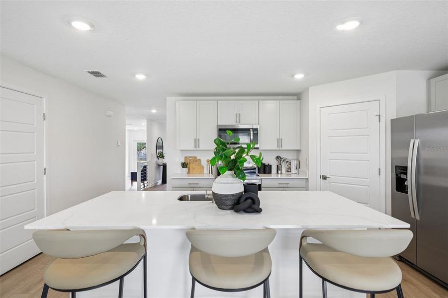 Furnished interior view inside a new home in Boulevard Oaks, Lady Lake (Image 27).