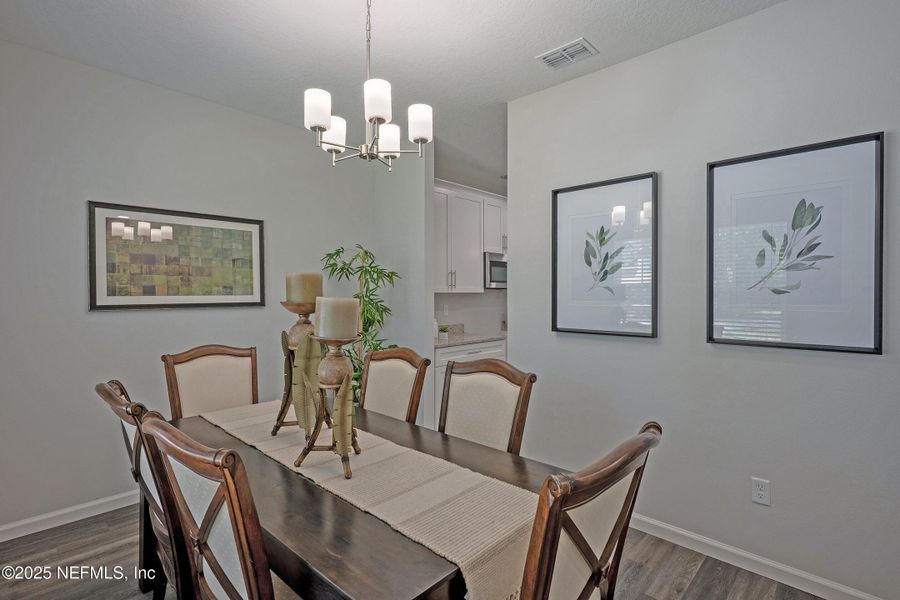 Furnished interior view inside a new home in , Jacksonville (Image 43).
