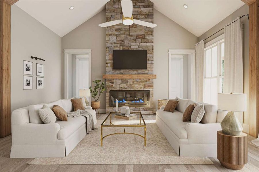 Furnished interior view inside a new home in , Paradise (Image 10). Furnished interior view inside a new home in , Paradise (Image 10).