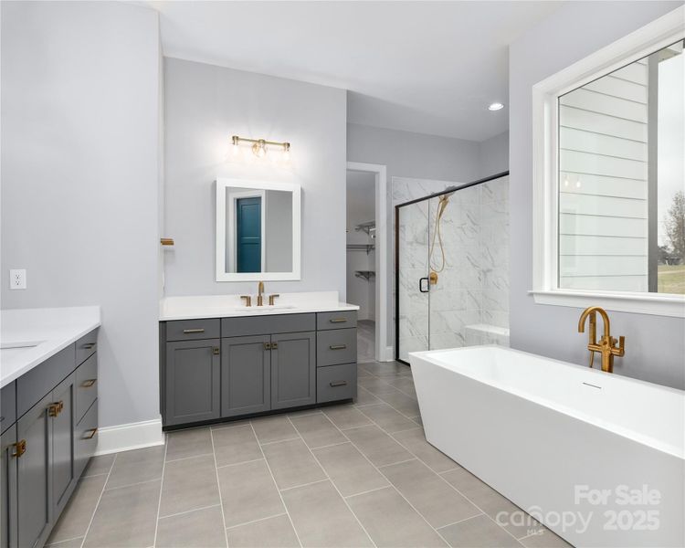 Furnished interior view inside a new home in , Statesville (Image 6).