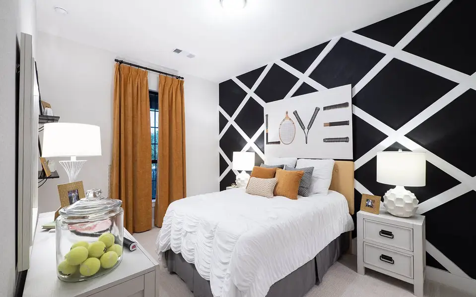 Furnished interior view inside a new home in Marvida, Cypress (Image 28).