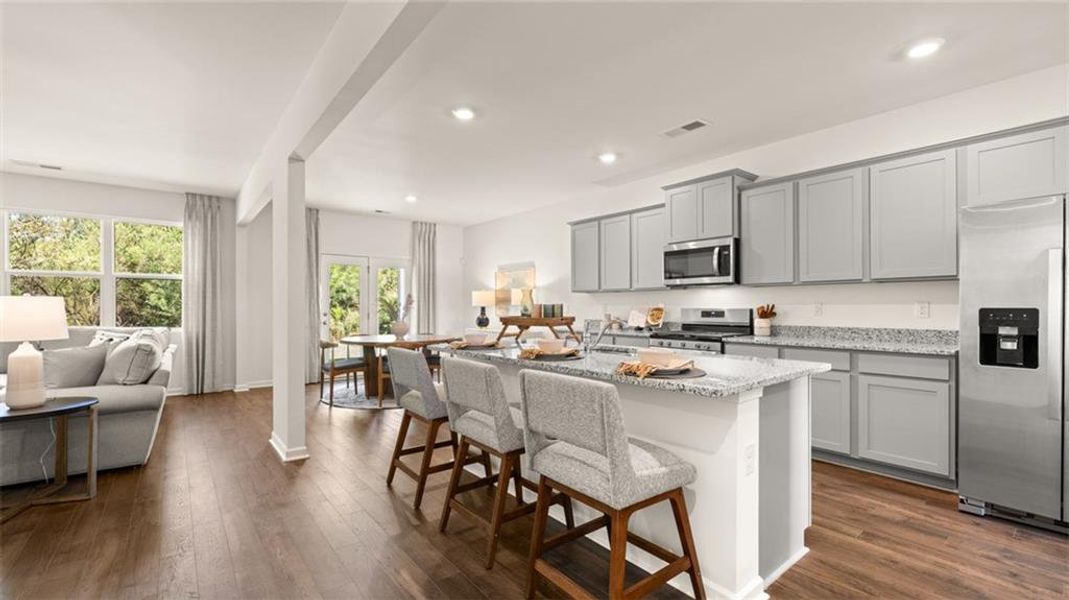 Furnished interior view inside a new home in Bridle Creek, Locust Grove (Image 38).