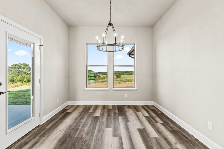 Spacious, unfurnished interior of a new home in Taylor Ranch, Springtown (Image 22).