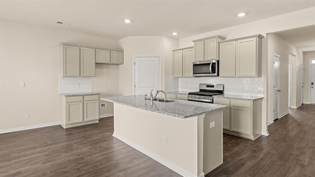 Furnished interior view inside a new home in Jackson Landing, Jefferson (Image 4). Furnished interior view inside a new home in Jackson Landing, Jefferson (Image 4).