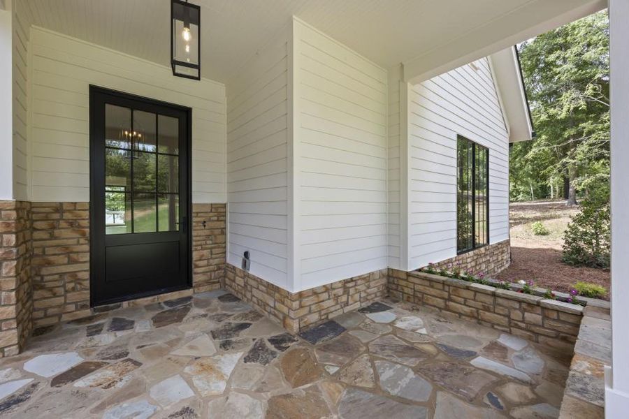 Exterior details and patio area of a home in , Buckhead (Image 24).