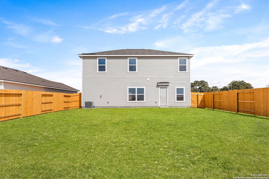 Exterior details and patio area of a home in Rosewood Estates, Lytle (Image 2). Exterior details and patio area of a home in Rosewood Estates, Lytle (Image 2).