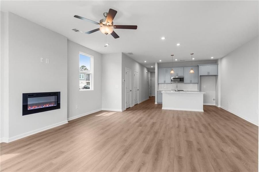 Spacious, unfurnished interior of a new home in Stegall Village, Emerson (Image 16).