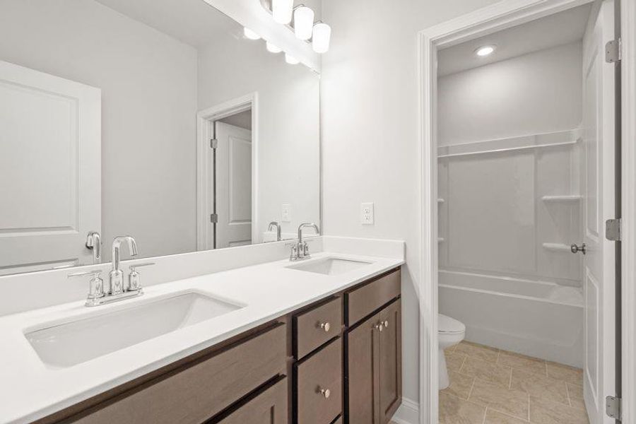 Furnished interior view inside a new home in Reserve at Hickory Walk, Kennesaw (Image 7). Furnished interior view inside a new home in Reserve at Hickory Walk, Kennesaw (Image 7).